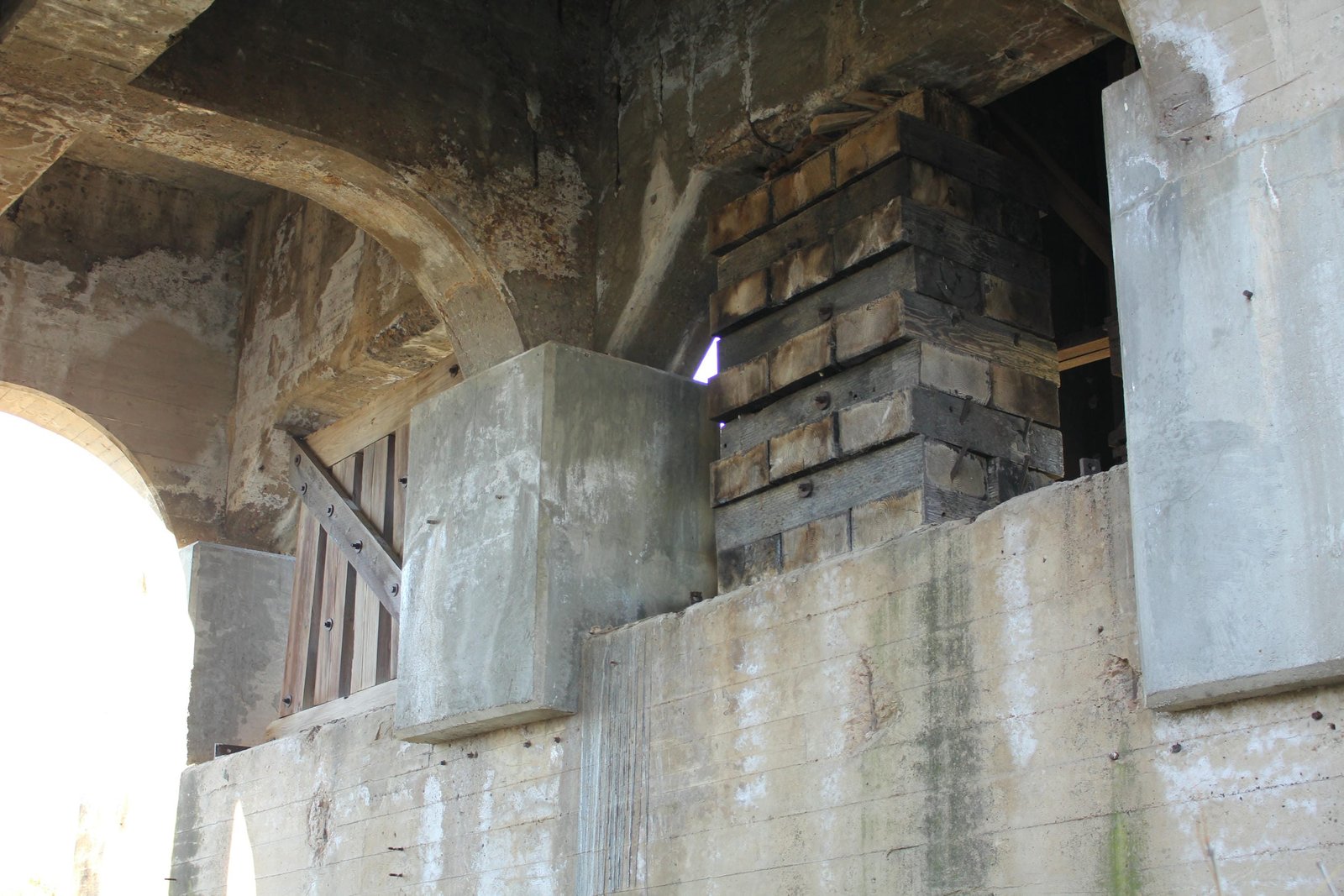 Details of repairs to east approach